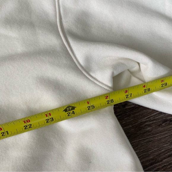 AWDM | Always Dominate Gym Club Off White Cream Oversized Athleisure Hoodie XL - Picture 5 of 8